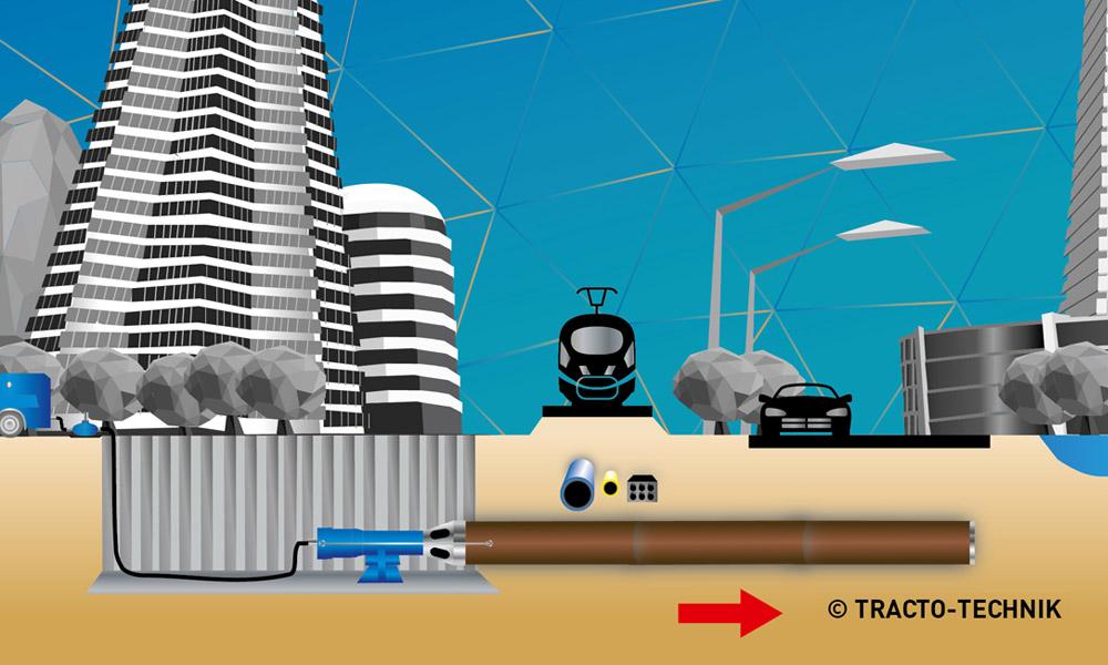 Diagrama del funcionamiento de BADGER en una obra urbana. Imagen cedida por la UC3M.