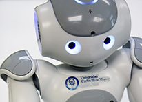 Imagen del robot humanoide social Nao. UC3M